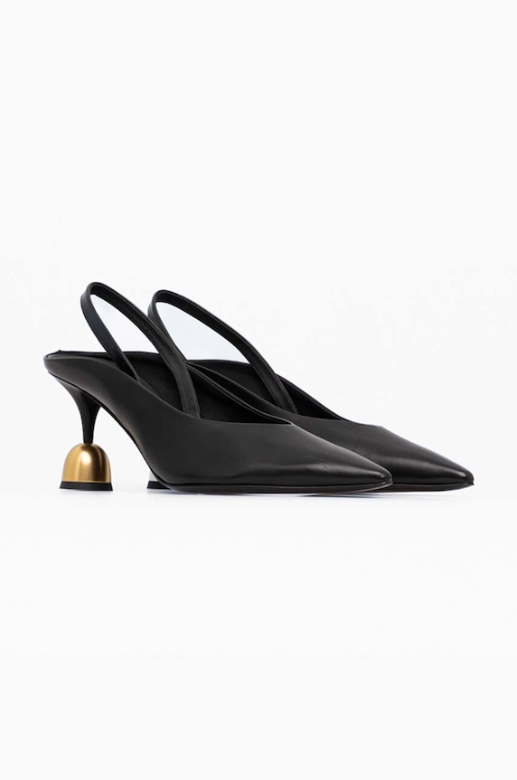 Vanda Novak pantofi de piele Lucy Lucy.Deep.Black negru SS24
