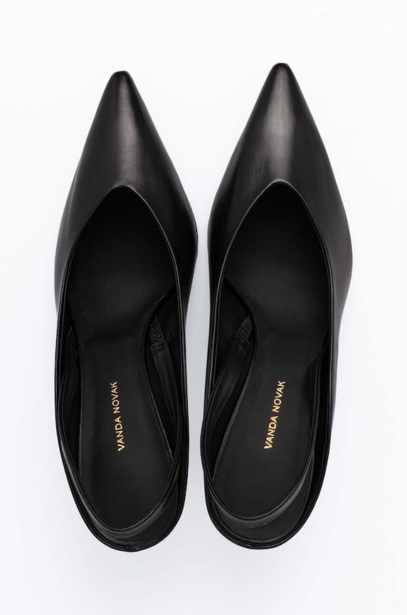 Vanda Novak pantofi de piele Lucy negru Lucy.Deep.Black