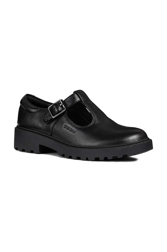 Geox scarpe in pelle CASEY J8420E.00043.C9999 nero SS26