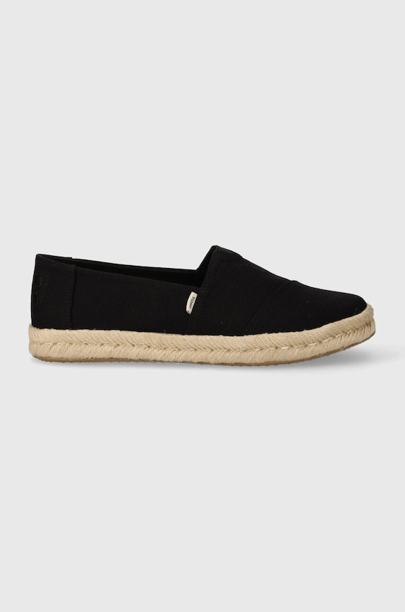 Εσπαντρίγιες Toms Alpargata Rope 2.0 10020687 μαύρο SS26