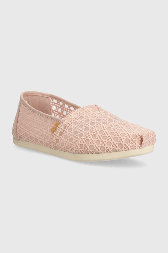 Ниски кецове Toms Alpargata равна розов 10020659