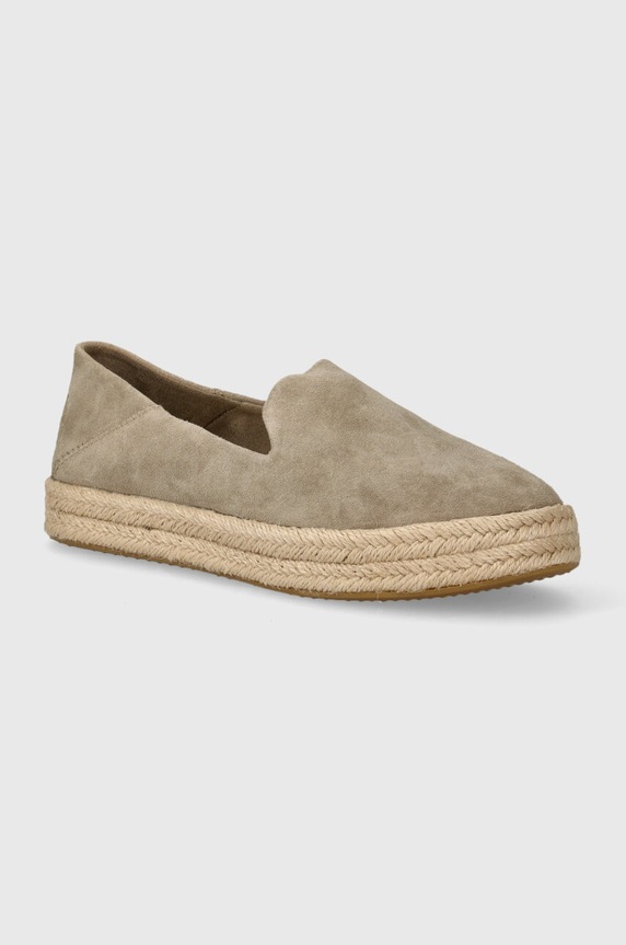 Εσπαντρίγιες Toms Carolina φλατ μπεζ 10020711