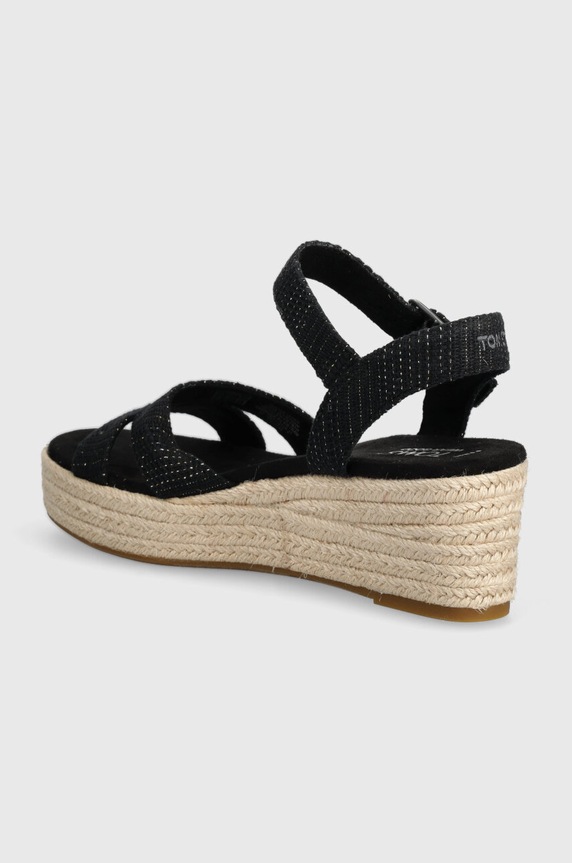 Cipők Toms espadrilles Audrey 10020749 fekete