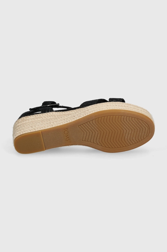 Toms espadrilles Audrey 10020749 fekete