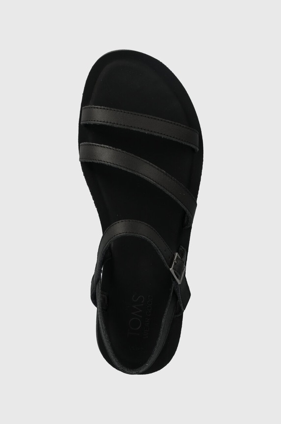 Шкіряні сандалі Toms Kira чорний 10020802