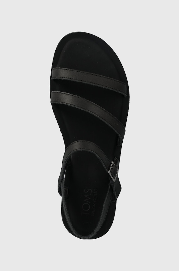 Шкіряні сандалі Toms Kira чорний 10020802