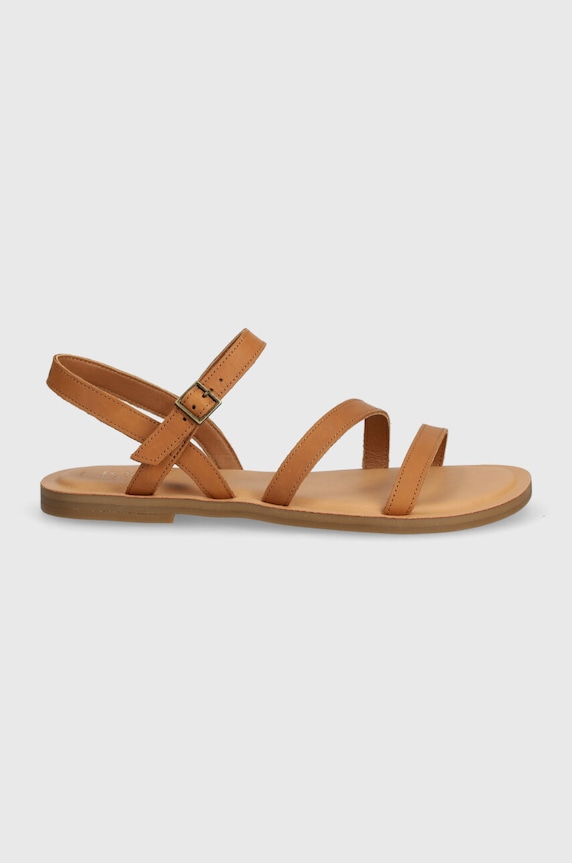 Δερμάτινα σανδάλια Toms Kira 10020825 καφέ SS26