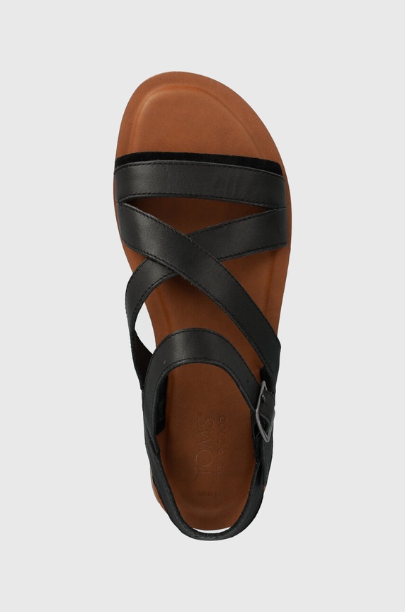 Kožené sandále Toms Sloane čierna 10020800
