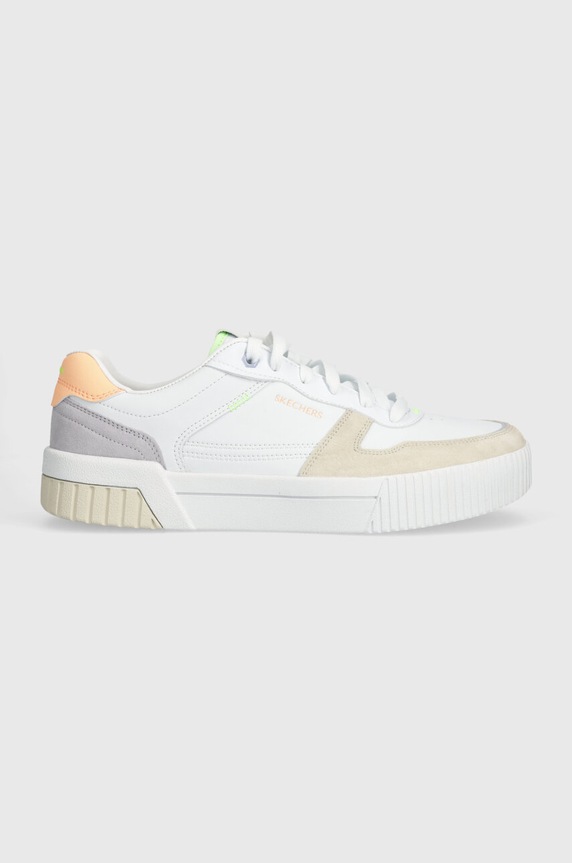 Sneakers boty Skechers JADE imitace kůže bílá 185092
