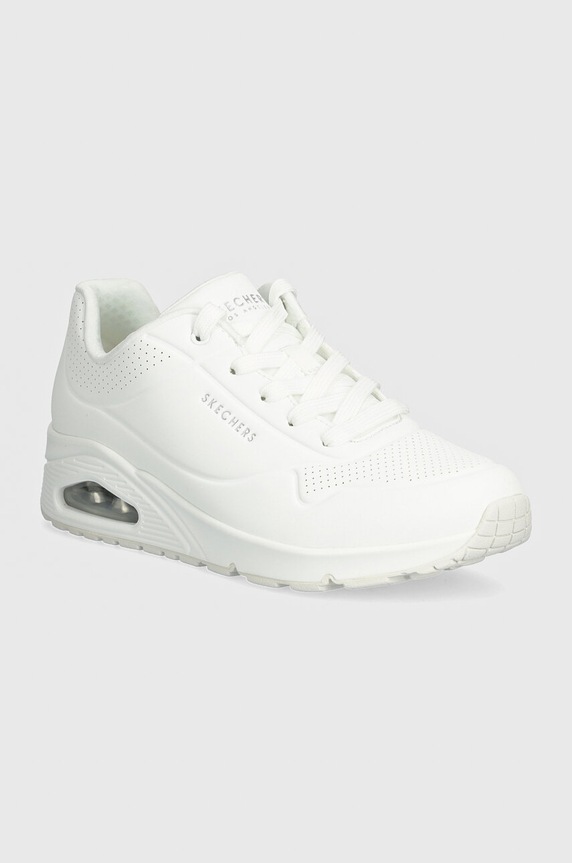 Sneakers Skechers UNO φλατ λευκό 73690
