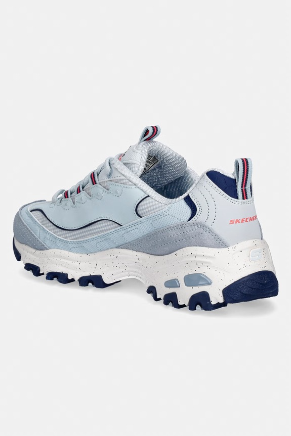 Obuwie Skechers D'LITES sneakersy damskie 149589 niebieski