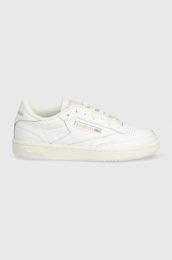 Kožené tenisky Reebok Classic Club C 85 100074234 biela SS24