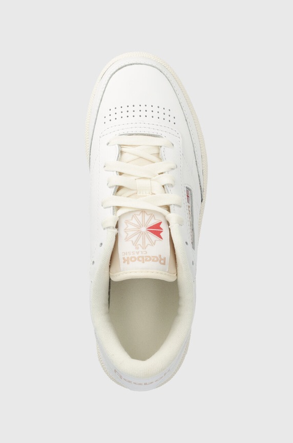 Kožené tenisky Reebok Classic Club C 85 biela 100074234