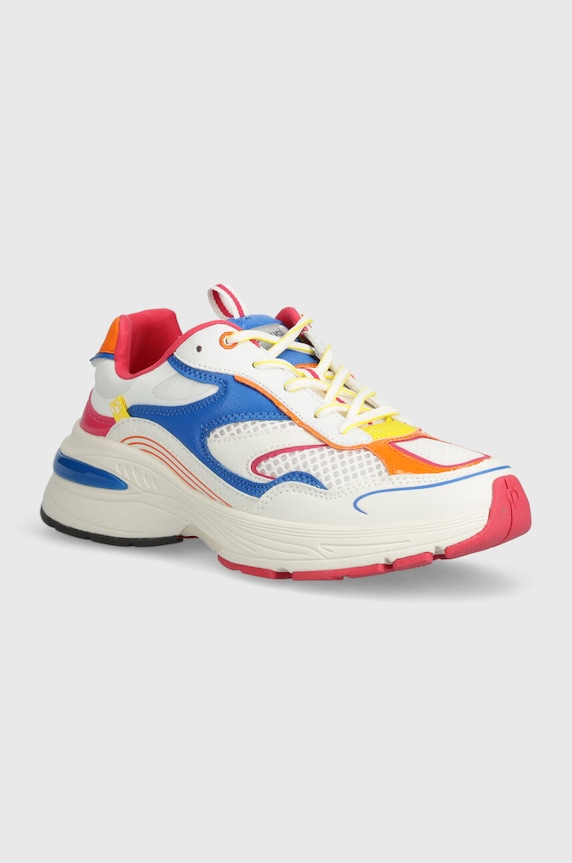 Sneakers boty Desigual Moon imitace kůže vícebarevná 24SSKP07.5036