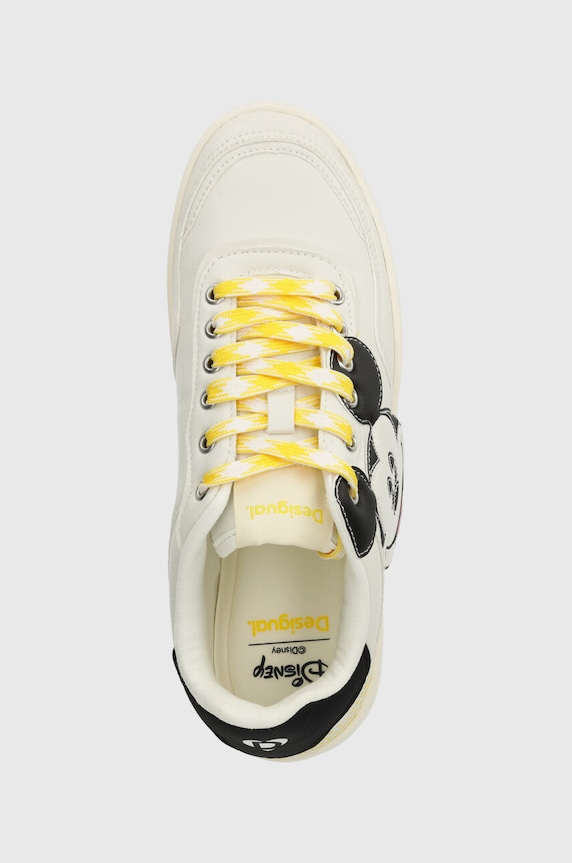 Desigual sneakers Fancy x Disney alb 24SSKP16.1000