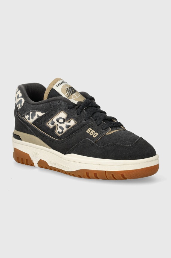 New Balance sneakersy zamszowe Planet friendly czarny BBW550QB