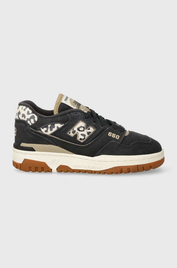 New Balance sneakersy zamszowe BBW550QB czarny SS24