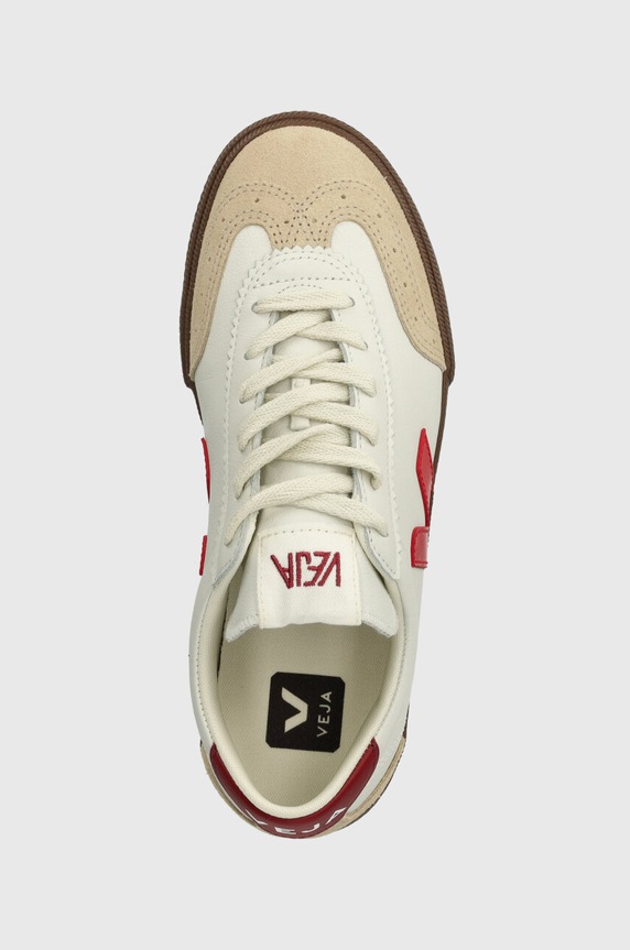 Veja scarpe da ginnastica in pelle Volley bianco VO2003533A