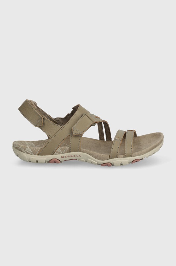 Kožené sandály Merrell SANDSPUR ROSE CONVERT J003424 béžová SS24