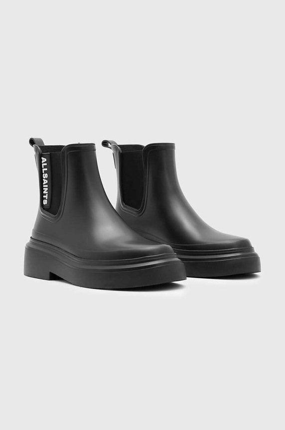 Gležnjače AllSaints Hetty Rubber Boot WF728Z crna SS24
