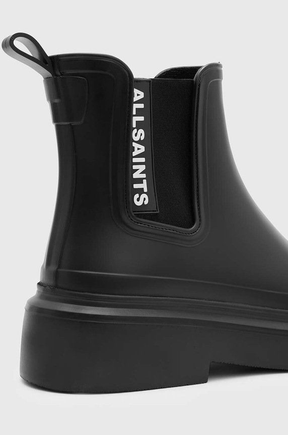 Gležnjače AllSaints Hetty Rubber Boot crna WF728Z