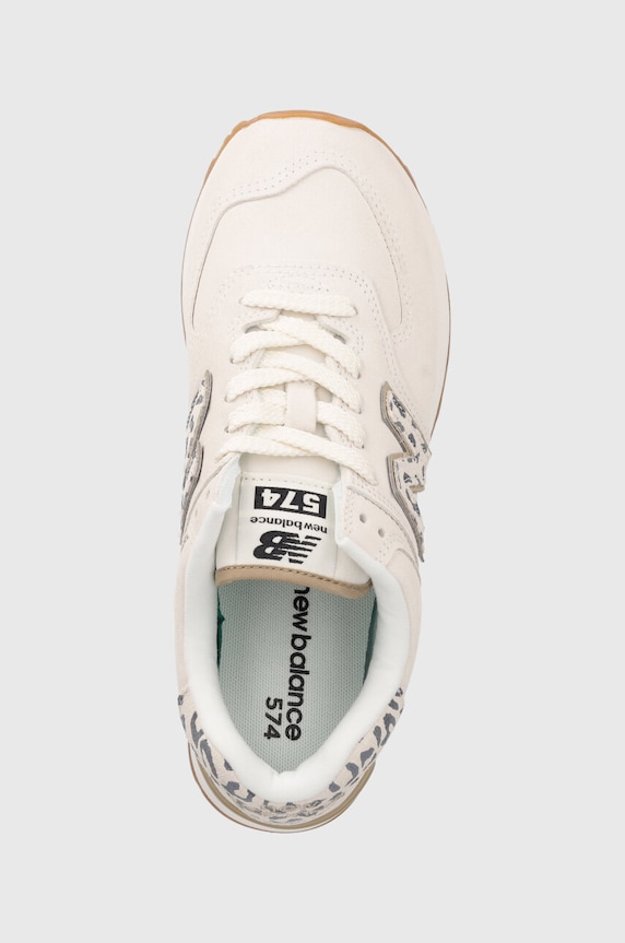 New Balance sneakersy zamszowe WL574XD2 beżowy WL574XD2