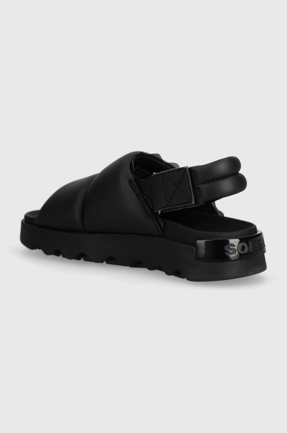 Cipők Sorel bőr szandál VIIBE SLINGBACK 2069941010 fekete