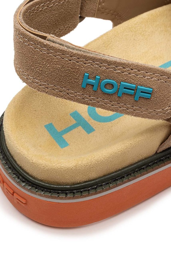 Încălțăminte Hoff sandale din piele intoarsa ROAD CAMEL 12312001 bej