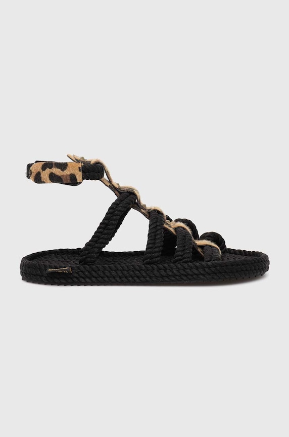 Bohonomad szandál Serengeti textil fekete SRG.LEO