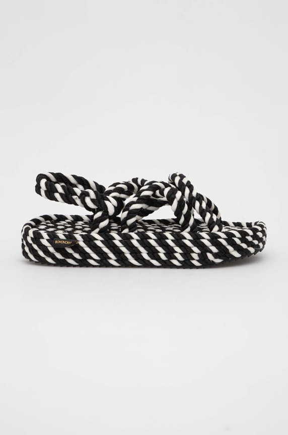 Bohonomad szandál Bodrum textil fekete BOD.0120.PRS