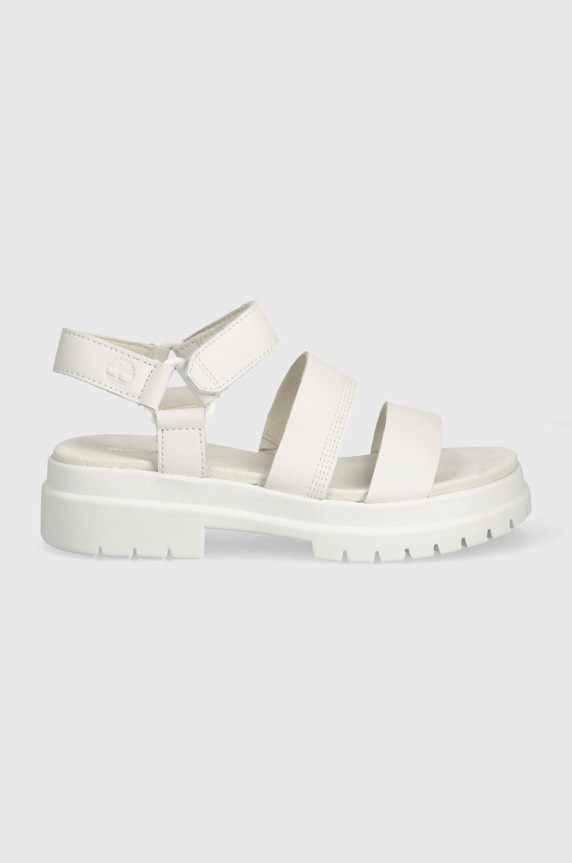 Timberland leather sandals London Vibe TB0A629REM21 white SS24