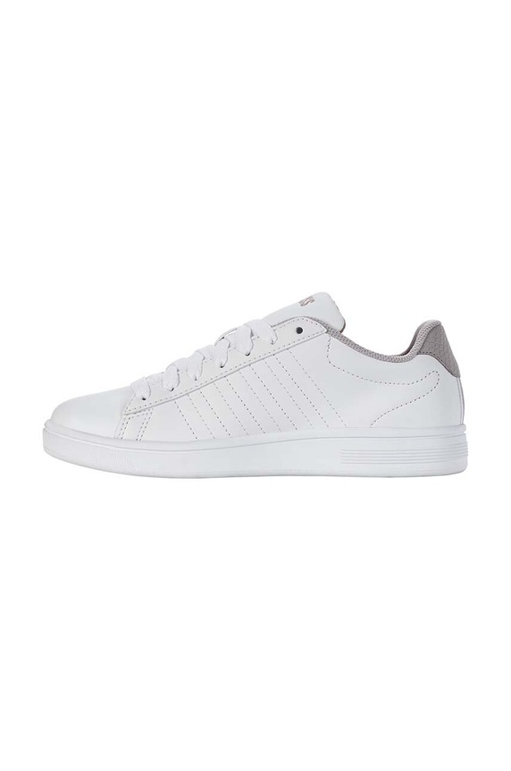 Kožené sneakers boty K-Swiss COURT SHIELD 96599.181.M bílá