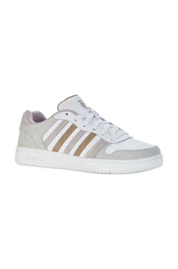 Kožené tenisky K-Swiss COURT PALISADES 96931.181.M sivá SS24