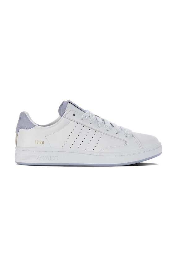 Kožené tenisky K-Swiss LOZAN KLUB LTH plochá biela 97263.913.M