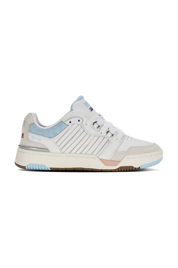 K-Swiss sneakersy skórzane SI-18 RIVAL skóra zamszowa biały 98531.130.M