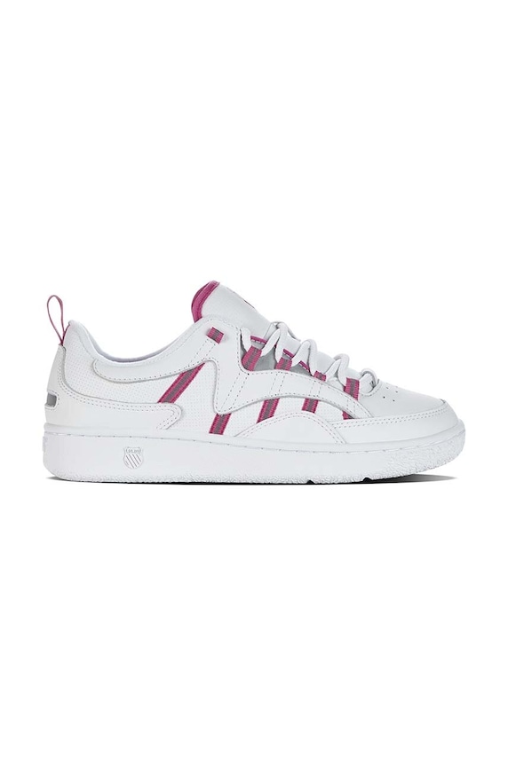K-Swiss sneakers din piele SLAMM 99 CC plată alb 99083.988.M