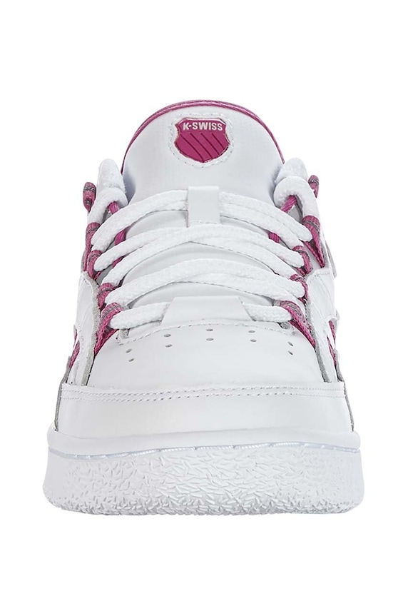 Încălțăminte K-Swiss sneakers din piele SLAMM 99 CC 99083.988.M alb