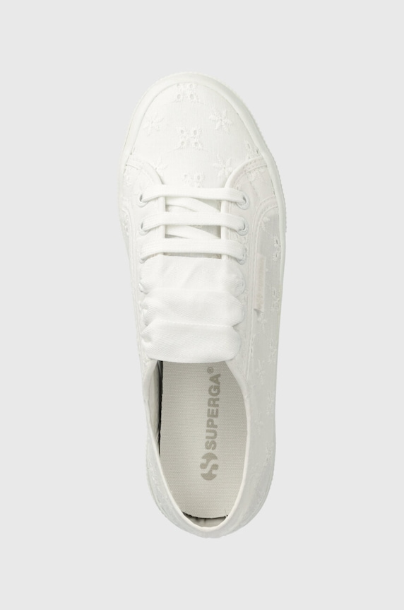 Superga scarpe da ginnastica 2740 FLOWER SANGALLO bianco S2148KW