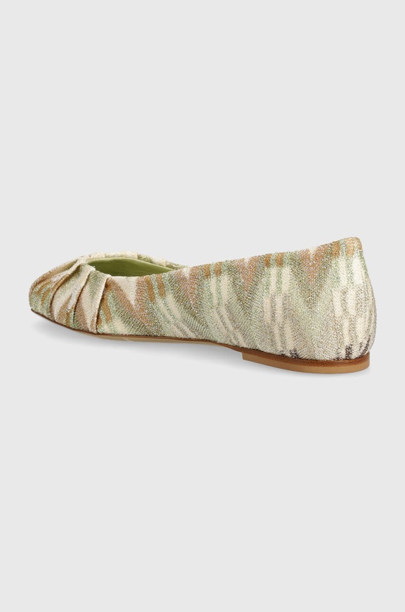 Încălțăminte Missoni balerini Iris M31.024 verde