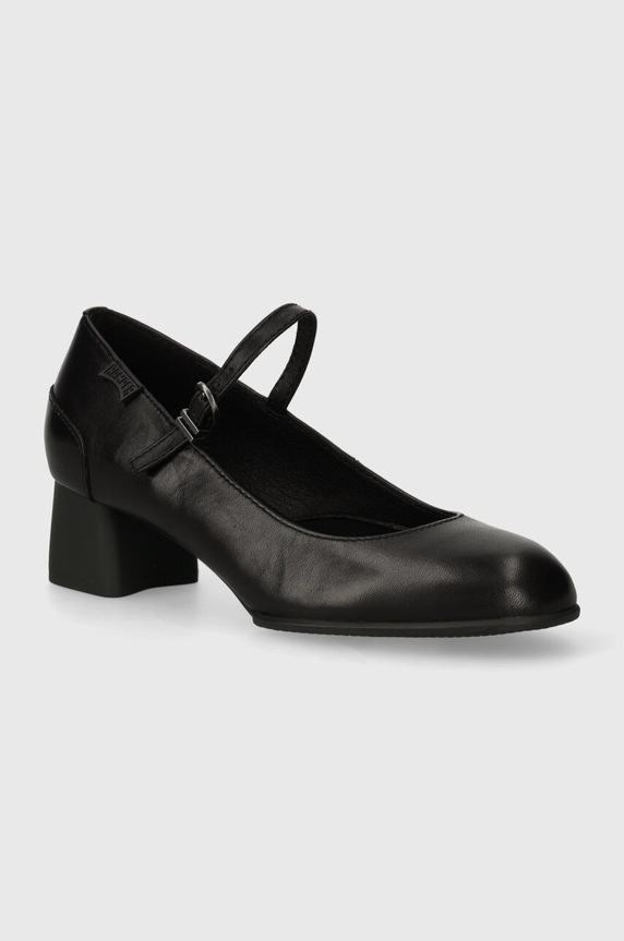 Camper scarpe décolleté Katie pelle fiore nero K200694.001