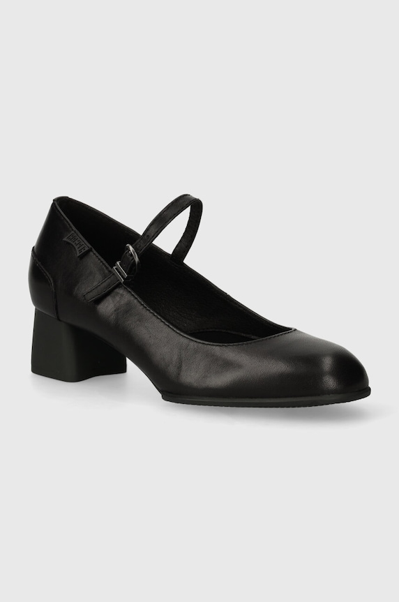 Camper scarpe décolleté Katie pelle fiore nero K200694.001