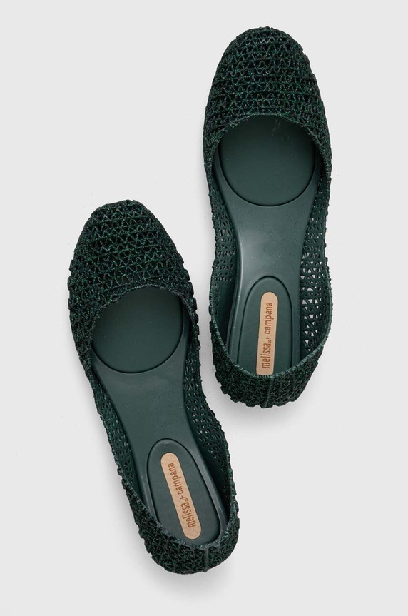 Μπαλαρίνες Melissa MELISSA CAMPANA PAPEL VII AD πράσινο M.31512.54062