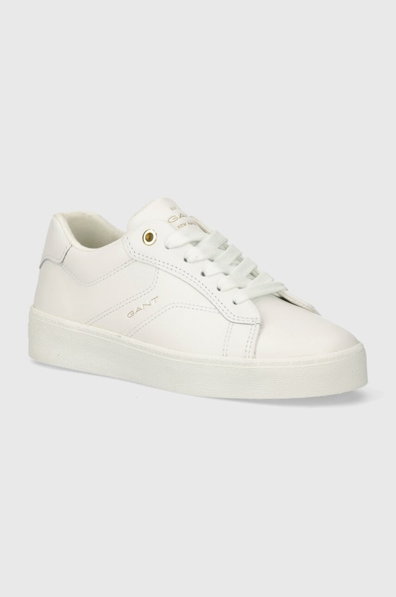 Δερμάτινα sneakers Gant Lagalilly φλατ λευκό 28531698.G29