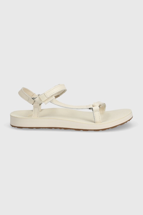 Teva sandały damskie skórzane Original Universal Slim Lea 1151031 beżowy SS26