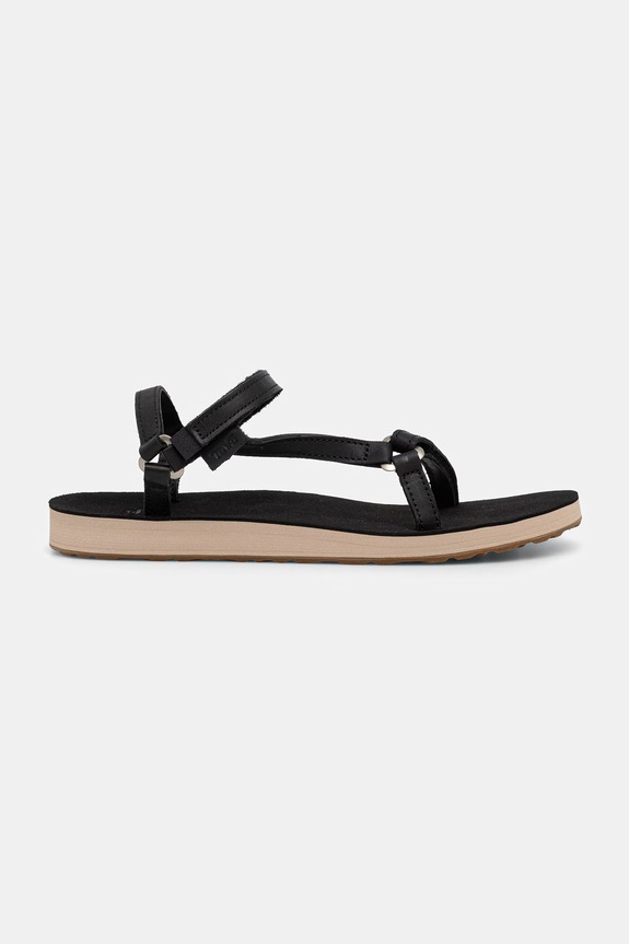 Teva сандали дамски от кожа Original Universal Slim Lea 1151031 черен SS26