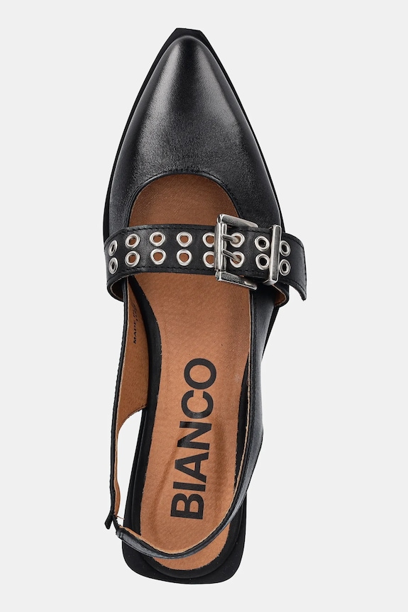 Bianco balerrine in pelle BIAVICTORIA nero 11251703.Black.C