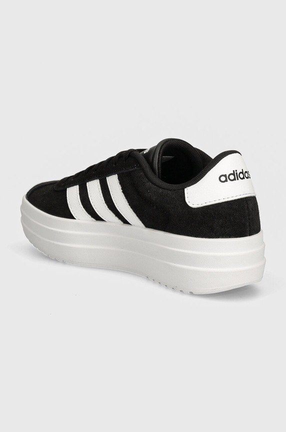 Obuwie adidas sneakersy zamszowe Vl Court IH9995 czarny