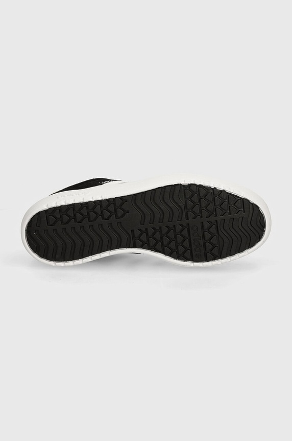 adidas sneakersy zamszowe Vl Court IH9995 czarny