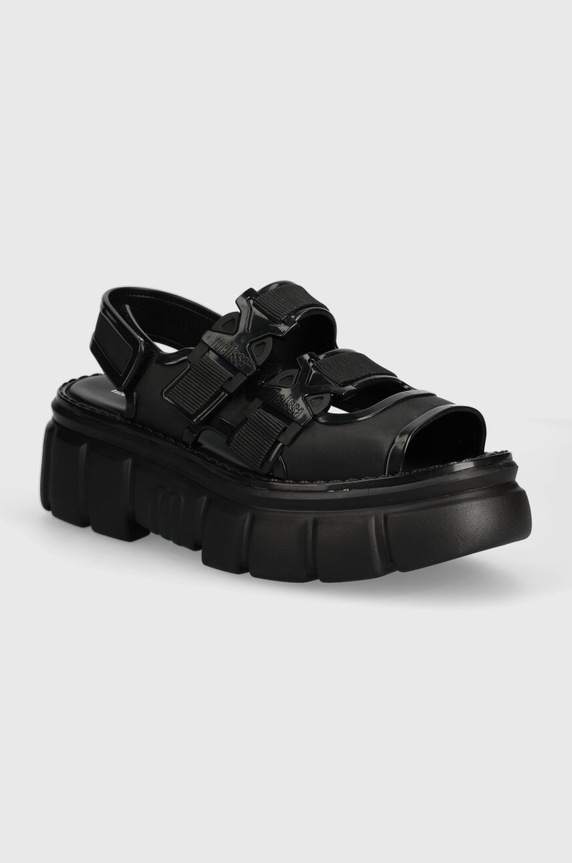 Melissa sandały REBEL SANDAL AD syntetyczny czarny M.35830.AY862