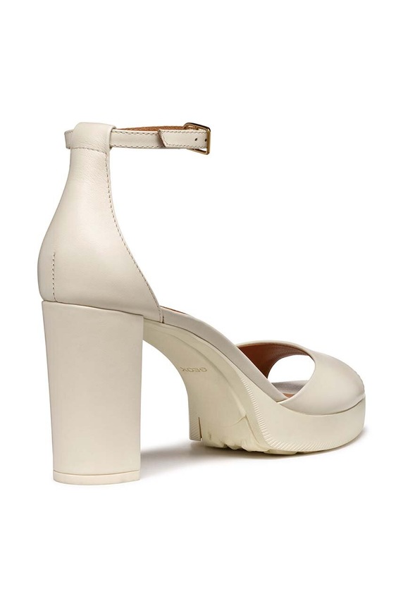 Cipők Geox bőr szandál D WALK PLEASURE 85S D45B6D.00043.C1002 bézs